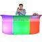 Party event nightclub remote control portable mobile novelty led light up bar counter furniture tables and chairs sofa set