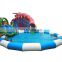 amusement park bouncy castle slide pool children inflatable castle playground