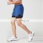 Summer Men Gym Short Polyester 2 In 1 Sweat Shorts With Pocket For Men