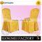 Quality Lower Price polyester universal chair cover white