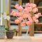 Plastic Rose Flowers LED Tree Table Lamps 24Led Rose Table Gift for Girls Woman Home Decor Battery Powered decorative flowers