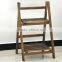 Garden Wood Flower Rack, Flower display Shelf, Folding Plant Stand