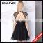 Factory price new arrival ladies diamond black 100% handmade ladies mini skirt sexy nighty dresses