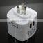 Affordable FCC CE Approved US America Type B 3 pin to universal EU US UK AU Italy TypeA Travel Adapter Converter