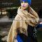 Wholesale Women Fashion Large Plain Nepal Kashmiri Wool Shawl                        
                                                Quality Choice