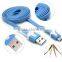 Slim Flat Electric Data Connector Micro USB Cable