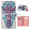 Best selling customized pattern silk printing for HUAWEI Honor 7 leather case