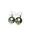 Fashion Earrings, Colorful Zircon Flower Earrings, PES-A007