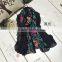 Selling 2016 new design fashion scarf embroidery cotton scarf with size 180x90cm