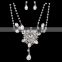tribal zircon sterling silver evening dress banquet costume jewelery set