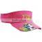 customized breathable sun visor cap