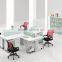 Office furniture workstation L shape 4 person office desk ( SZ-WSB301)