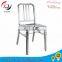 Stacking Wedding Use Stainless Steel Side Chair                        
                                                Quality Choice