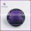 Wholesale synthetic round 15mm checkerboard top & normal bottom hydrothermal amethyst