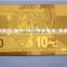 Gold foil 24k gold banknotes gift and craft souvenir banknotes