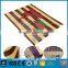 European Style red green strip hollow Rug rainbow room carpet plastic anti-slip garage floor