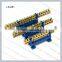 Deep blue, blue and green electrical screw