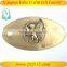brass custom metal plate for advertising printing with custom logo plate
