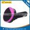 USB bluetooth car charger EU stand with bluetooth speaker function, output 5V/1A