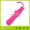 Pink folding umbrella with case
