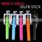 Silicon Selphie Stick, Selfie Stick with Aux Cable, Foldable Mini Monopod for Gionee Elife E7