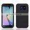 Factory cheap wholesale tuff hybrid silicone phone case for Galaxy S6 edge back rubber cover