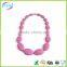 BPA Free Silicone Necklace Baby Teething Silicone Rubber Necklace