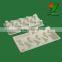 New late-model Fiber Molded eco packaging trays,hot Pressing sugarcane bagasse Eco Hydroponic Trays
