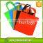 promotional non woven shopping bag with logo, colorful non woven spunbond bag made in china