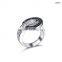 factory direct sale micro pave women latest fashion silver rings jewelry
