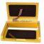 golden color luxury wooden coin storage box