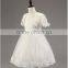 Hot selling wholesale boutique chiffon white party two-pieces dress kids beautiful model dresses TR-WS29