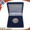fancy london souvenir gift velvet display gold coin box package for promotion                        
                                                Quality Choice