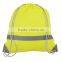 Bright High Visibility Reflective Drawstring Rucksack For Cycling/Hiking/Travelling