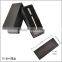 Triangle shape velvet inner opening box tilt pen set paper box