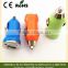 12/24V universal 1A output USB electric car charger with customized colors for mobile phones