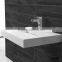 Pure White stone bathroom sink art basin