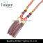 Fashion jewelry Wholesale latest model chunky ribbon unique design multi-color chain necklace