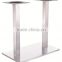 stainless steel base restaurant dining tables and chairs