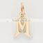 English letter M charms alphapet M charms and pendants with different style