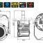 CE&RoHs Certificate Indoor Die Casting COB Tri-60W RGB LED Par Light DJ Light Wash Light