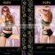 Temptlife Brand hot selling temptation two piece sexy black lingerie bodystocking