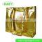 Metallic Non Woven Bag Big Size Shopping Bag Gold