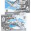 Kindergarten 3D silver fighter building blocks toys