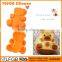 Non stick Teddy Bear Shaped Silicon baking molds