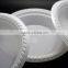 2016 Food grade disposable PS white Plastic Plate & Bowl
