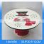 Hot selling ceramic cake stand,decorative cake stand with snowman painting                        
                                                                                Supplier's Choice