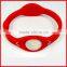 Delicate light silicone rubber power bracelet/ wristband /band with china manufacture