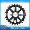 metal brackets sprocket of bicycle with you logo lasered