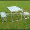 Outdoor Magnesium Alloy foldable picnic table and chair